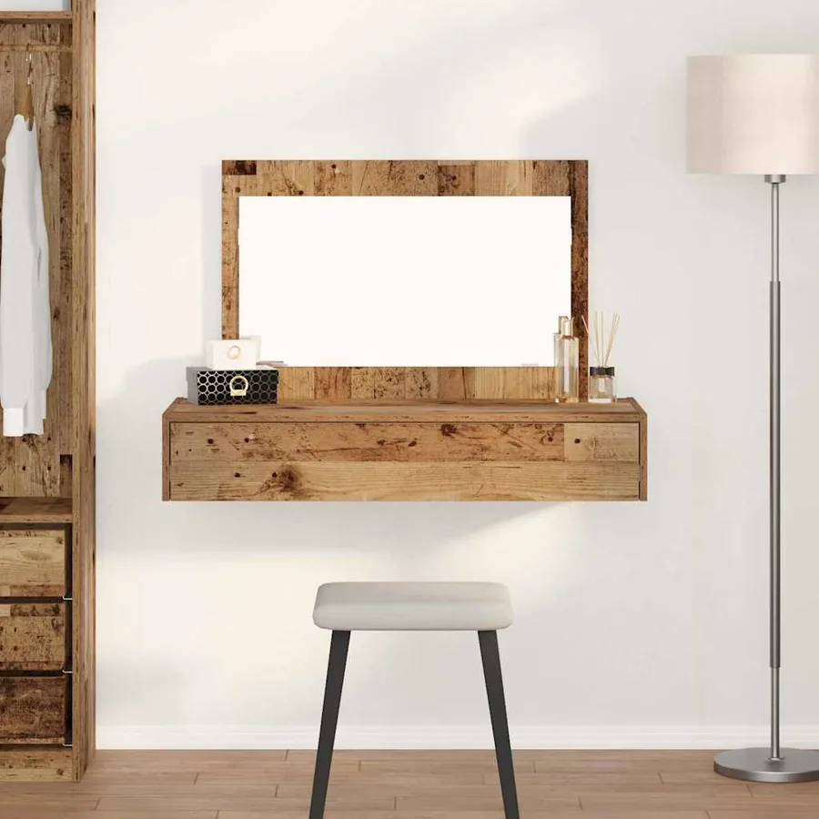 Table de Toilette Marron 100 x 40 x 70 cm Bois d'ingénierie