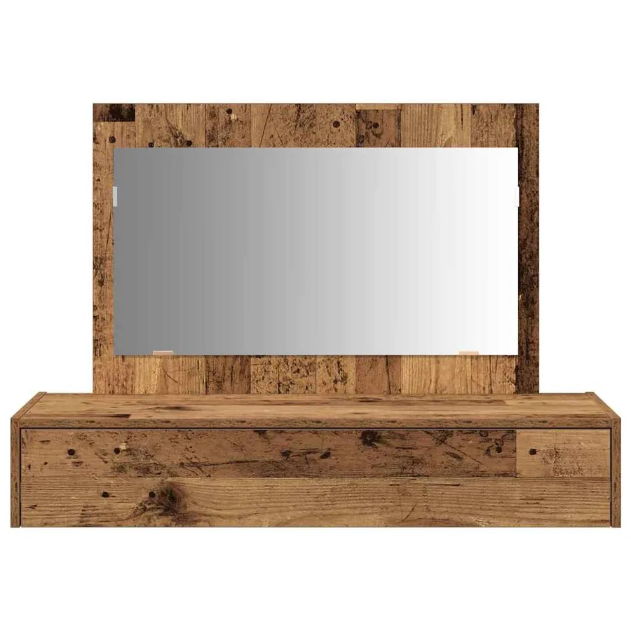 Table de Toilette Marron 100 x 40 x 70 cm Bois d'ingénierie - 6