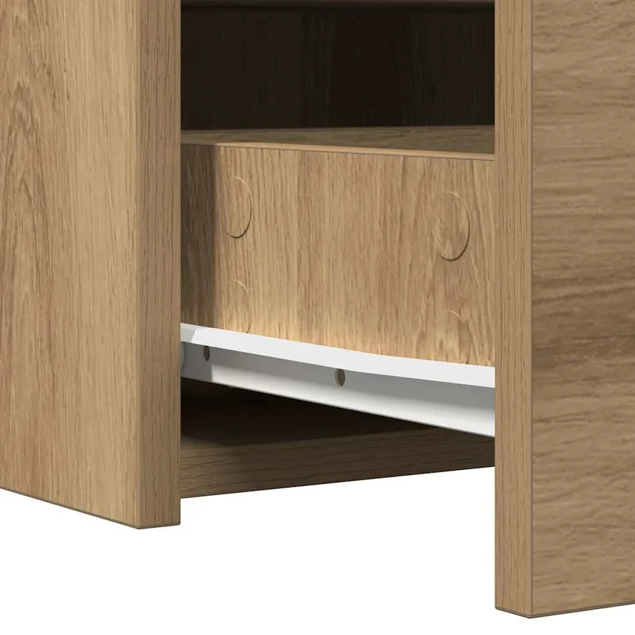 Table de Toilette Marron 60 x 40 x 70 cm Bois d'ingénierie - 11