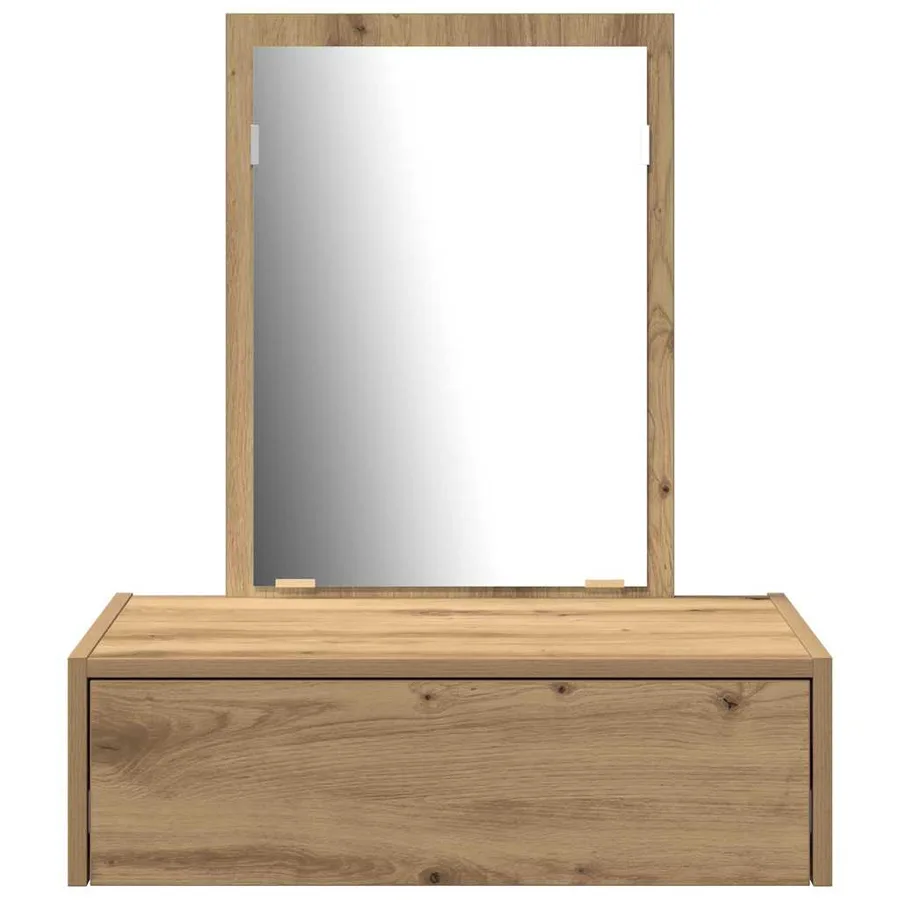 Table de Toilette Marron 60 x 40 x 70 cm Bois d'ingénierie - 6