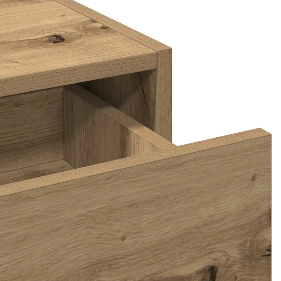 Table de Toilette Marron 60 x 40 x 70 cm Bois d'ingénierie - 9