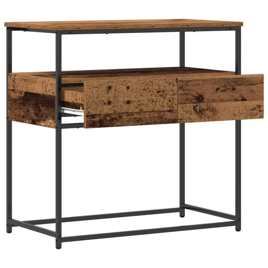 Table console Bois Ancien 75 x 40 x 75 cm Bois d'ingénierie - 2