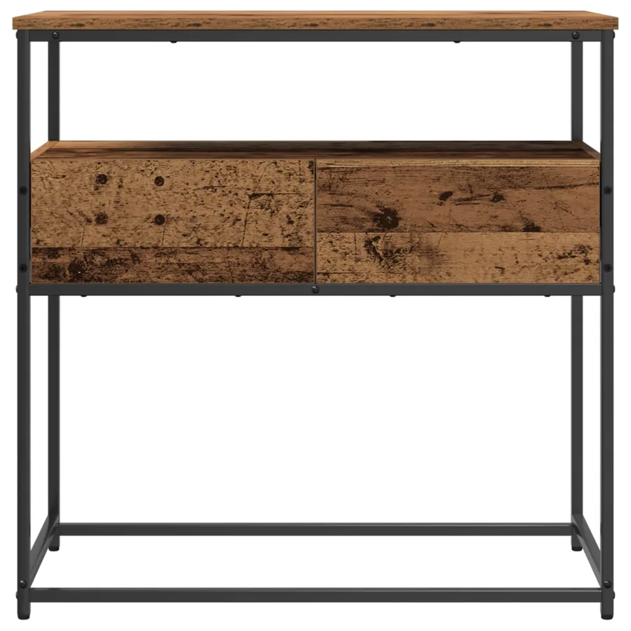 Table console Bois Ancien 75 x 40 x 75 cm Bois d'ingénierie - 3
