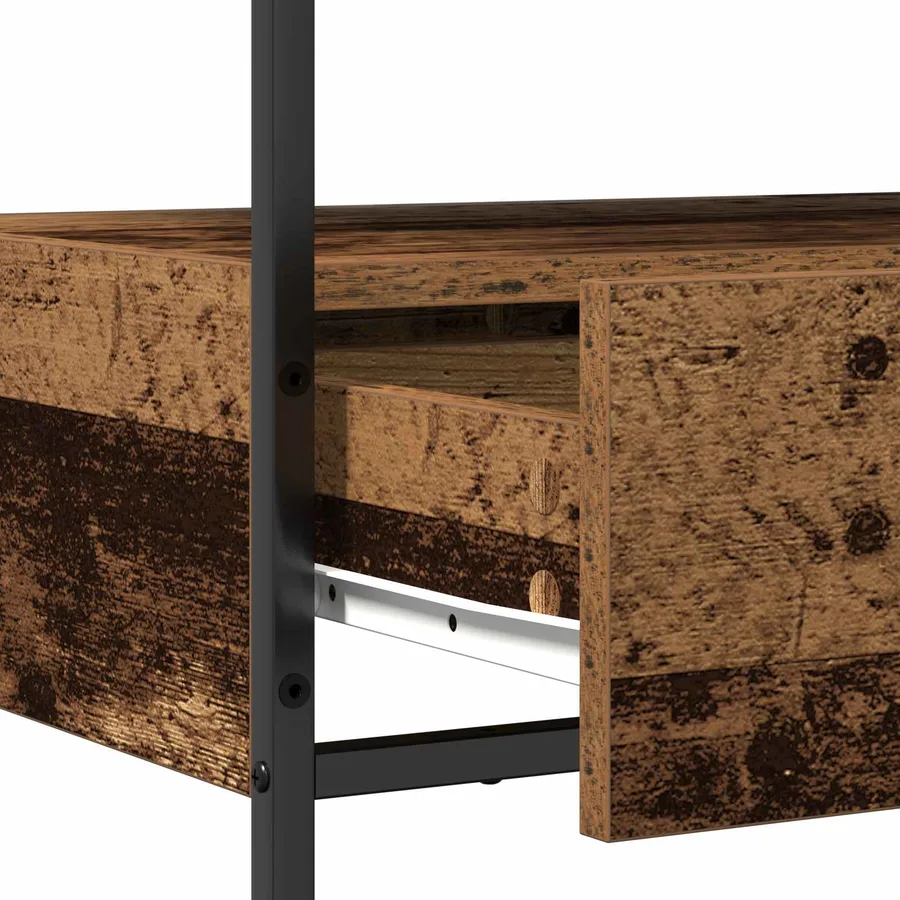 Table console Bois Ancien 75 x 40 x 75 cm Bois d'ingénierie - 5