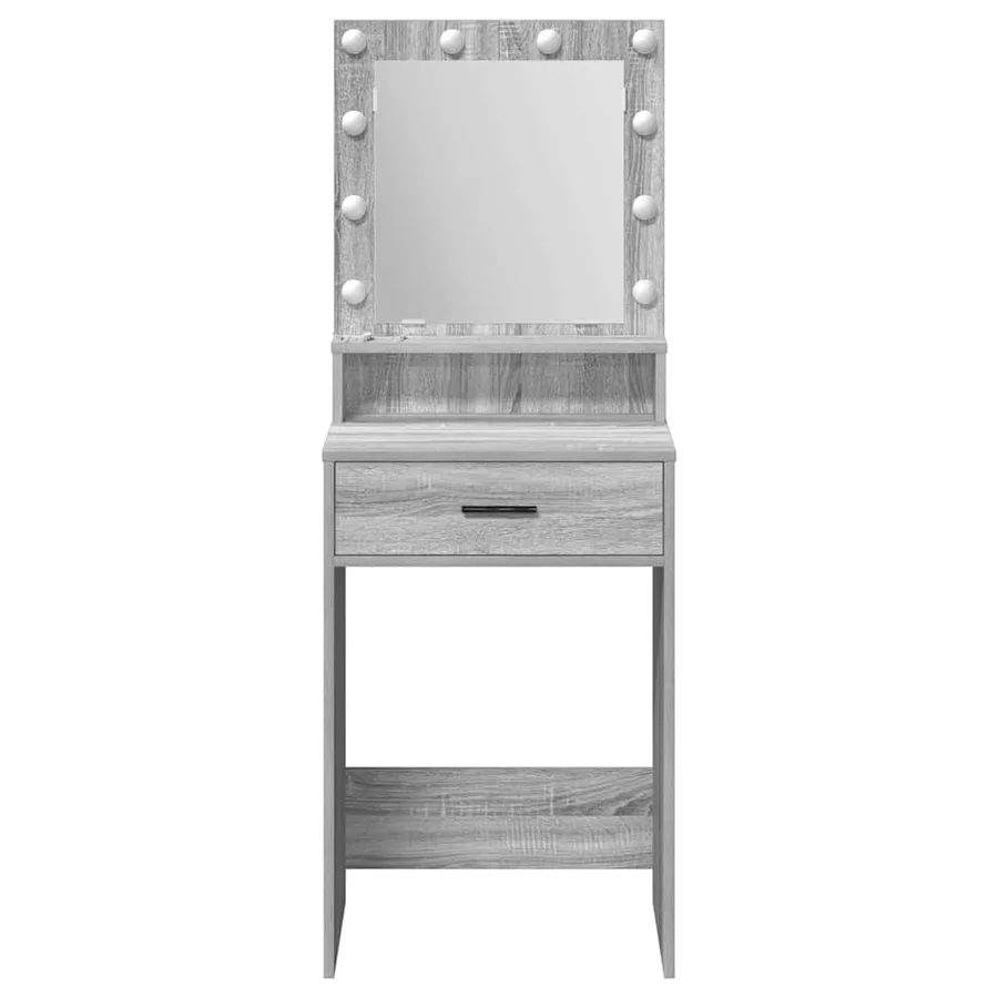 Table de Toilette avec tiroir Gris Sonoma 50 x 41 x 135 cm - 5