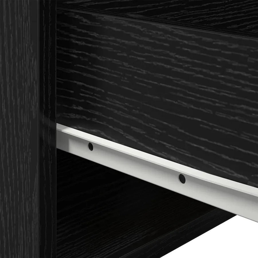 Cabinet de chevet mural avec tiroir Chêne noir 50 x 36 x 30 cm - 11