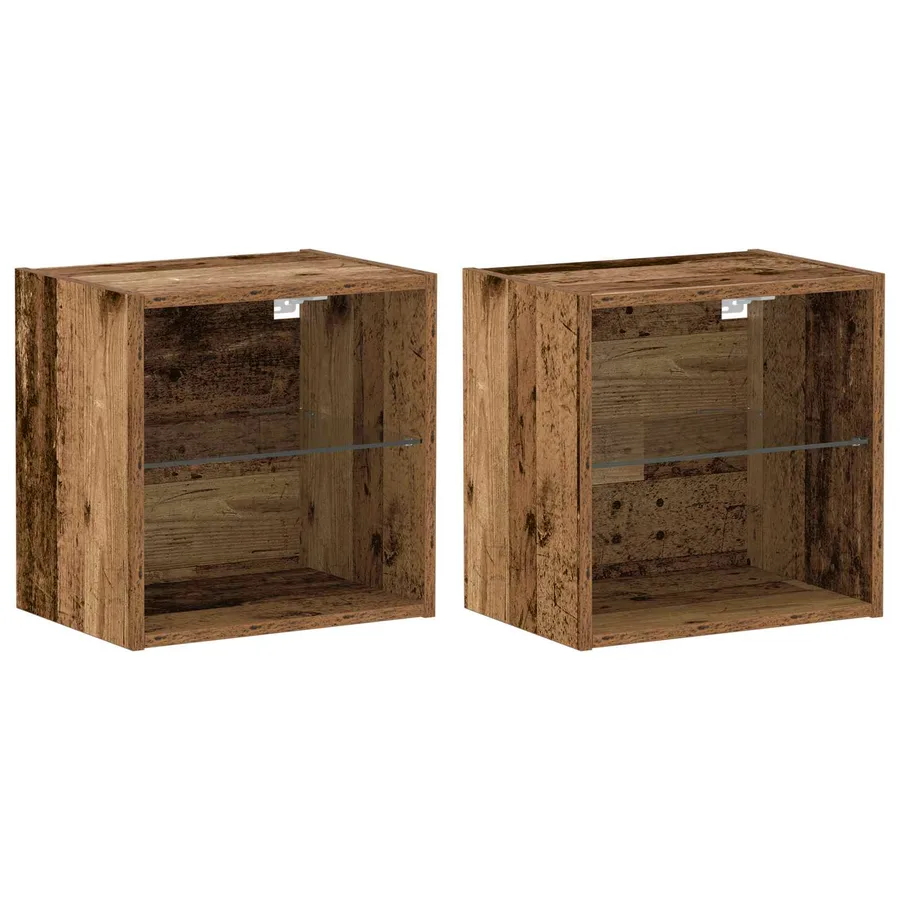 Ensemble meuble TV 8 pcs Bois ancien Bois d'ingénierie - 6