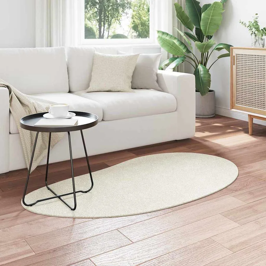 Tapis de surface HUARTE Crème 80 x 150 cm Polyester - 3