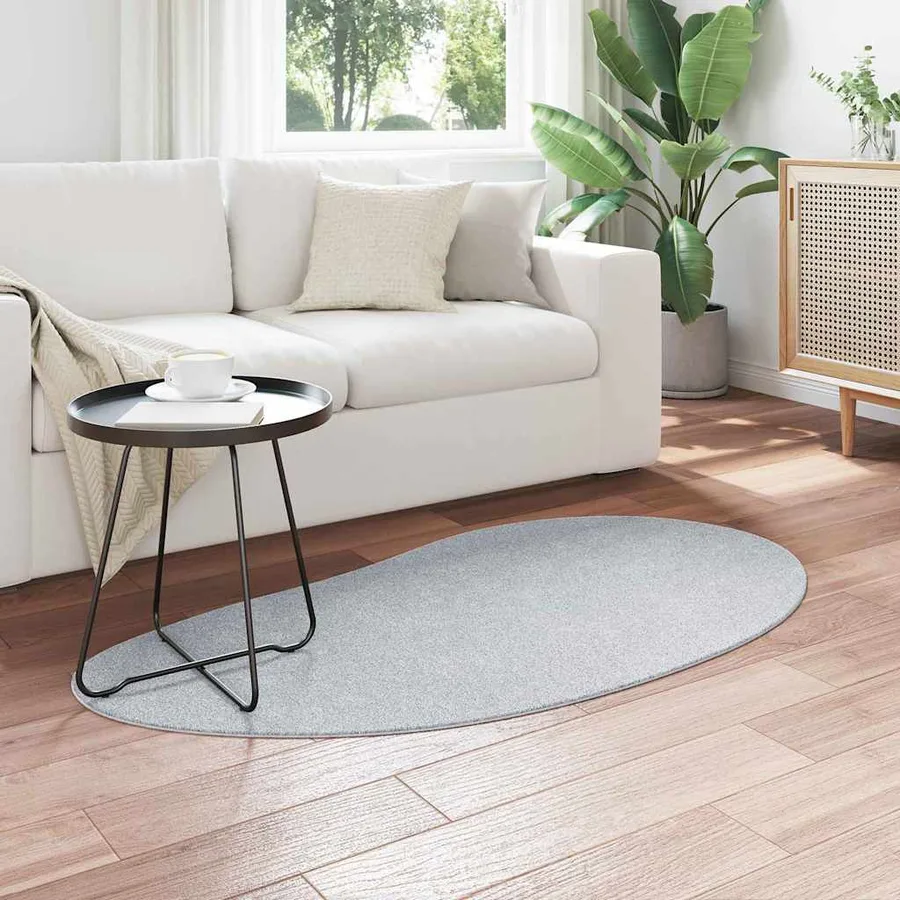 Tapis de surface HUARTE Gris 80 x 150 cm Polyester - 3