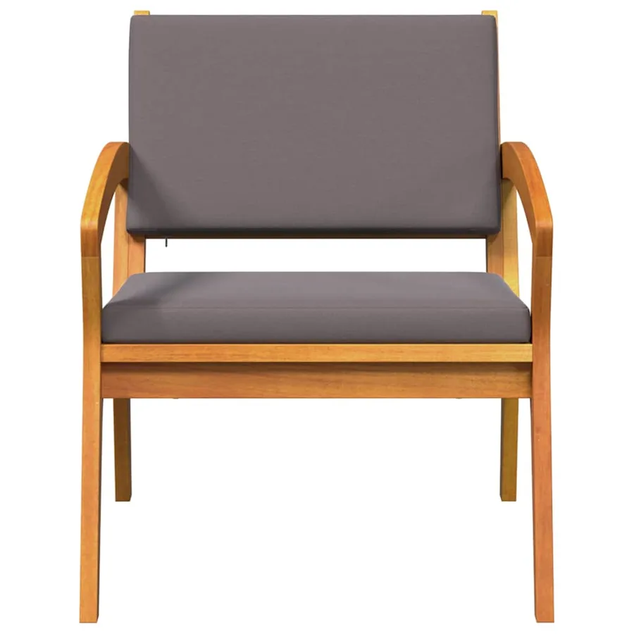 Chaise de jardin 2 pcs Huile Naturelle Bois d'Acacia Massif - 6