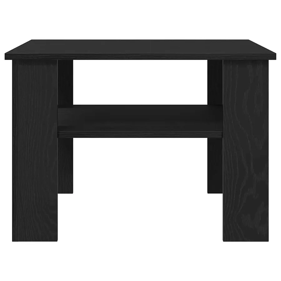 Table basse Chêne noir 60 x 60 x 42 cm Bois d'ingénierie - 6
