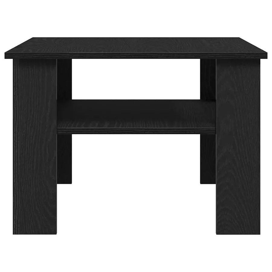 Table basse Chêne noir 60 x 60 x 42 cm Bois d'ingénierie - 7