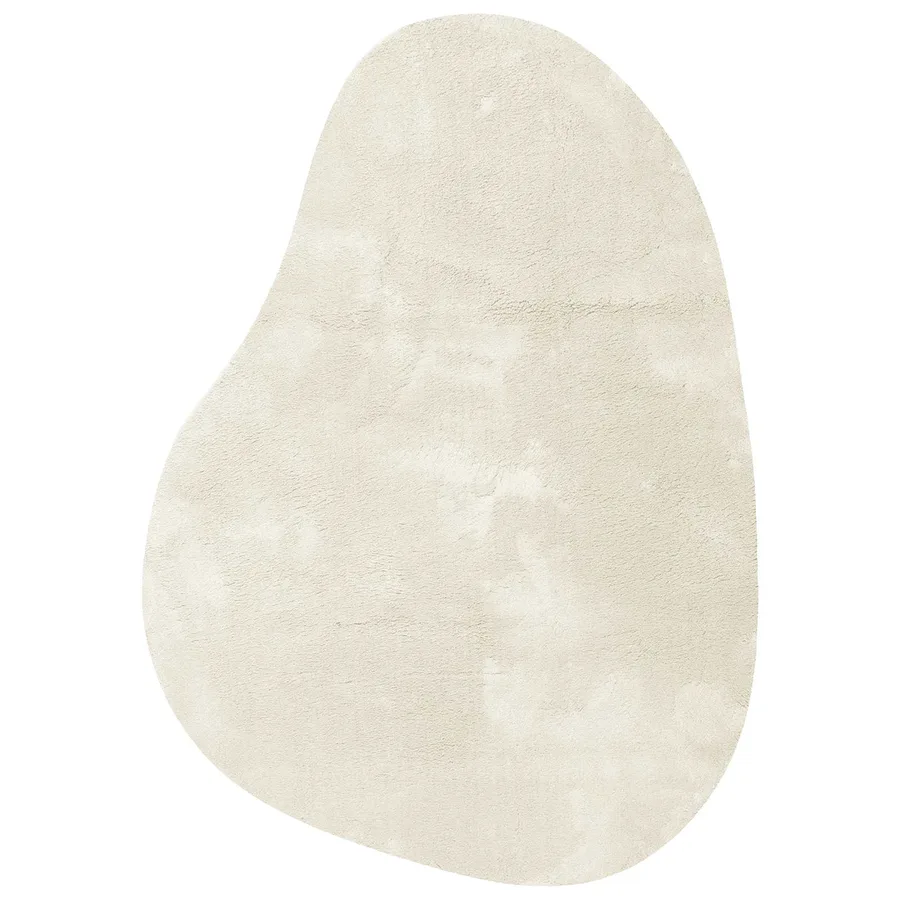 Tapis de surface HUARTE Crème 140 x 200 cm Polyester - 2