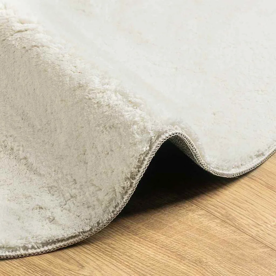 Tapis de surface HUARTE Crème 140 x 200 cm Polyester - 7