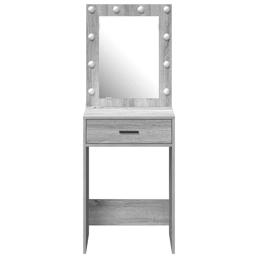 Table de Toilette avec tiroir Gris Sonoma 50 x 41 x 135 cm - 5