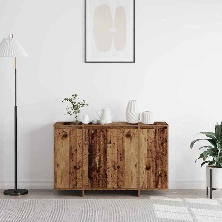 Buffet Bois ancien 120 x 41 x 75 cm Bois d'ingénierie - 4