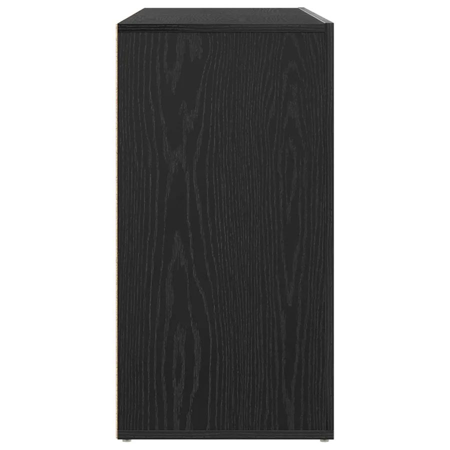 Buffet Chêne noir 120 x 36 x 69 cm Bois d'ingénierie - 7