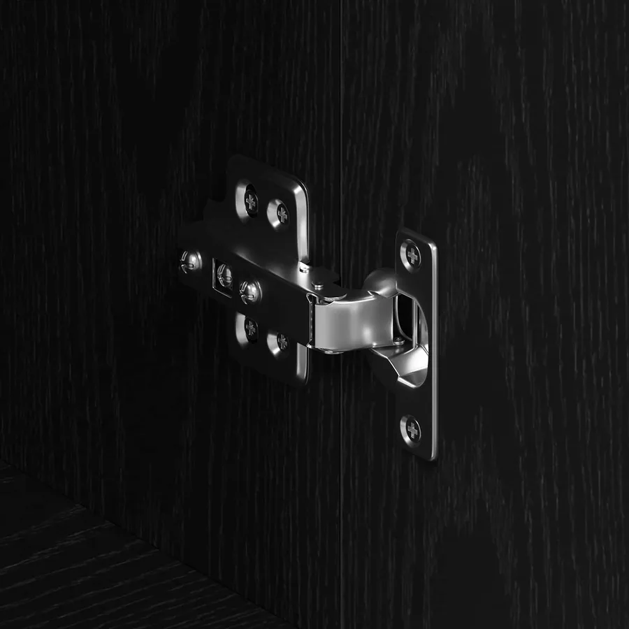 Buffet Chêne noir 120 x 36 x 69 cm Bois d'ingénierie - 9