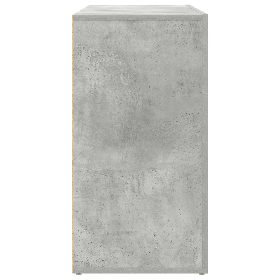 Buffet Gris béton 120 x 36 x 69 cm Bois d'ingénierie - 7