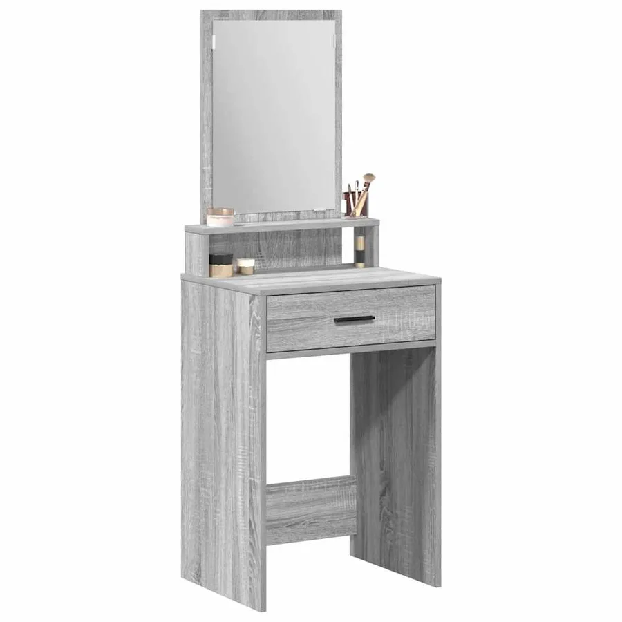 Table de Toilette avec tiroir Gris Sonoma 50 x 41 x 140 cm - 3