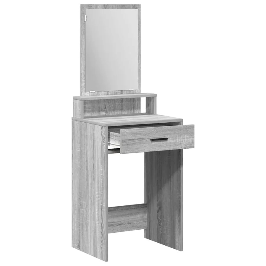 Table de Toilette avec tiroir Gris Sonoma 50 x 41 x 140 cm - 5