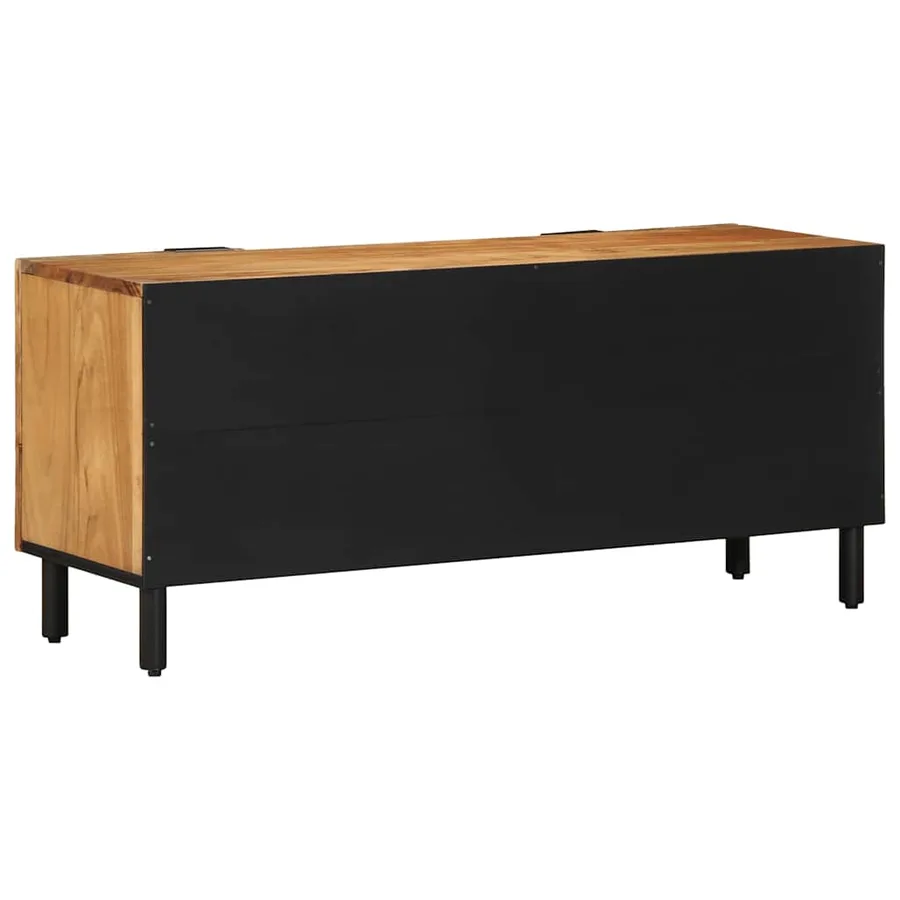 Meuble TV Marron 105 x 33 x 46 cm Bois de mangue massif - 3