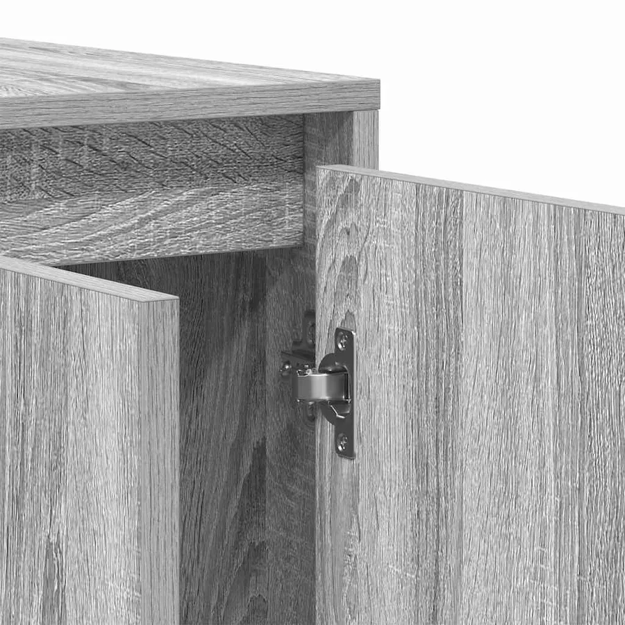 Buffet Sonoma gris 120 x 41 x 75 cm Bois d'ingénierie - 10