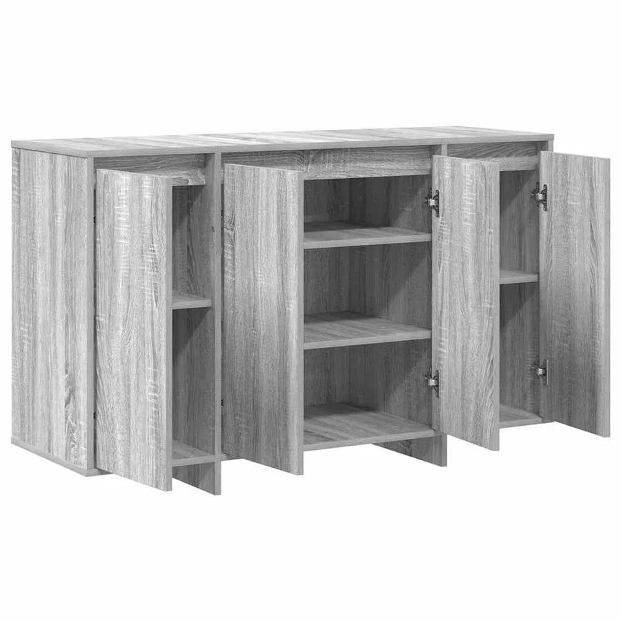 Buffet Sonoma gris 120 x 41 x 75 cm Bois d'ingénierie - 5