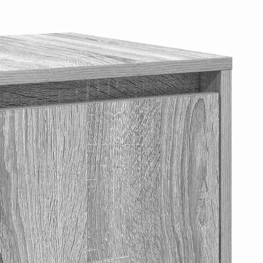 Buffet Sonoma gris 120 x 41 x 75 cm Bois d'ingénierie - 9