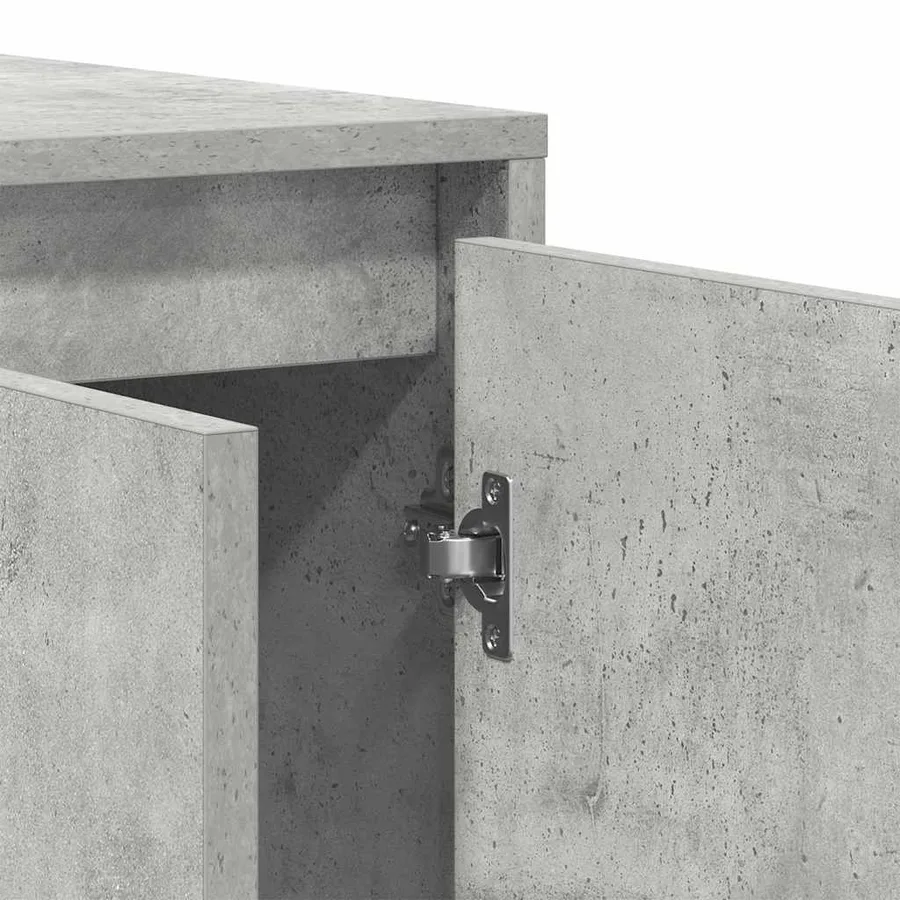 Buffet Gris béton 120 x 41 x 75 cm Bois d'ingénierie - 10