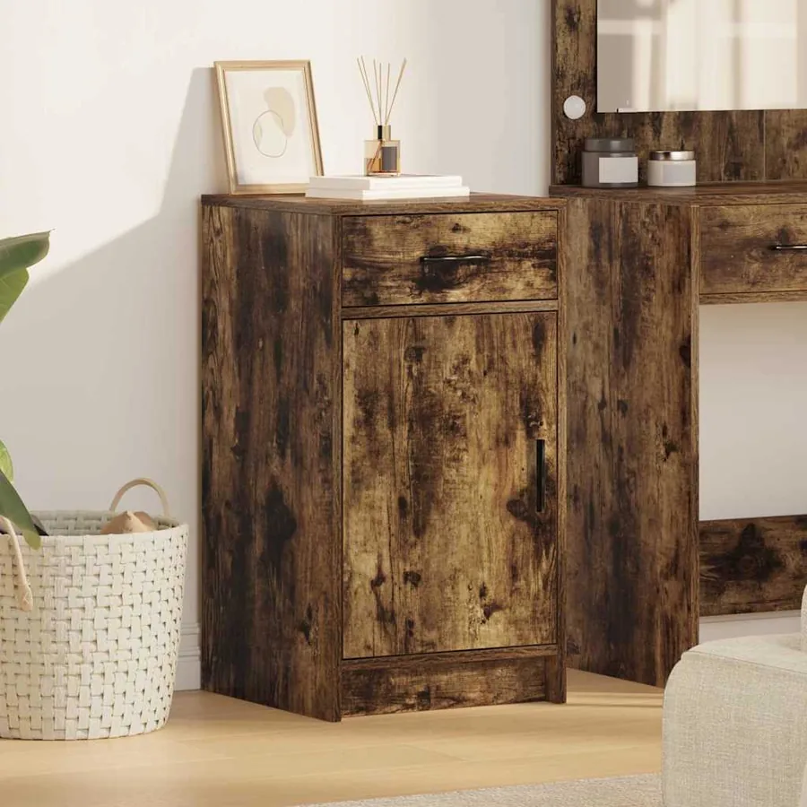 Buffet Chêne fumé 40 x 40.5 x 75 cm Bois d'ingénierie