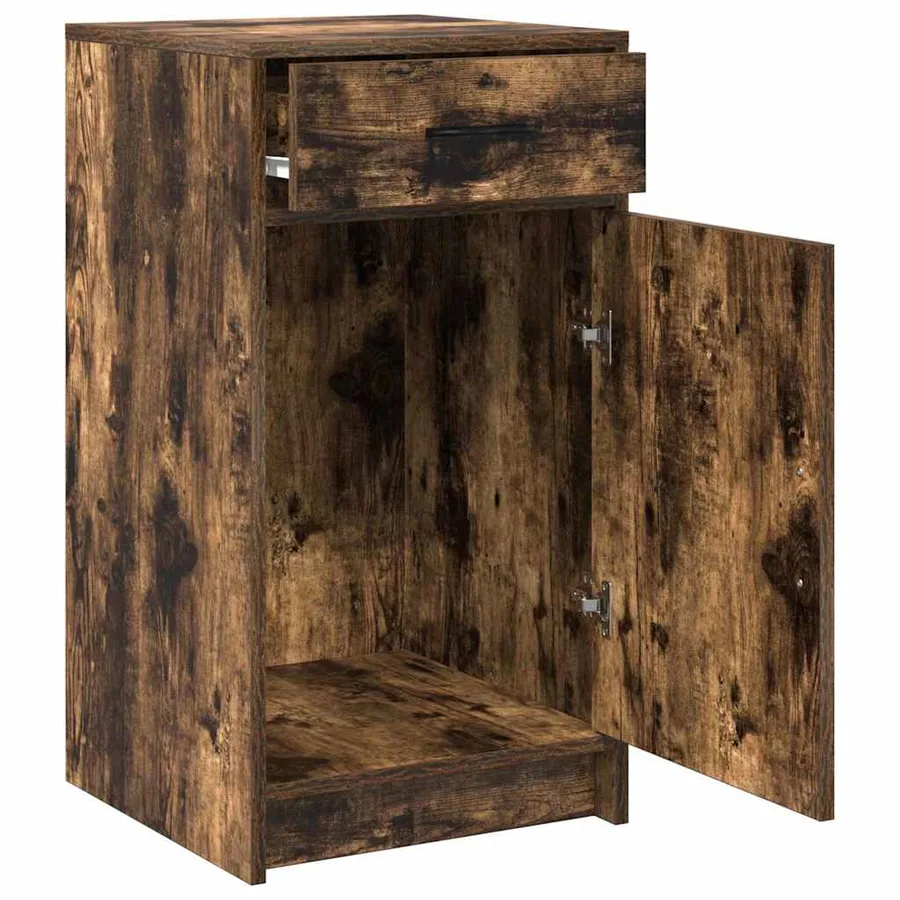 Buffet Chêne fumé 40 x 40.5 x 75 cm Bois d'ingénierie - 5