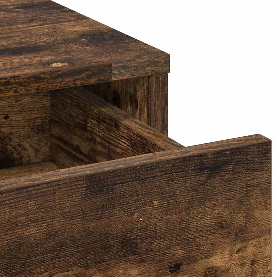 Buffet Chêne fumé 40 x 40.5 x 75 cm Bois d'ingénierie - 9