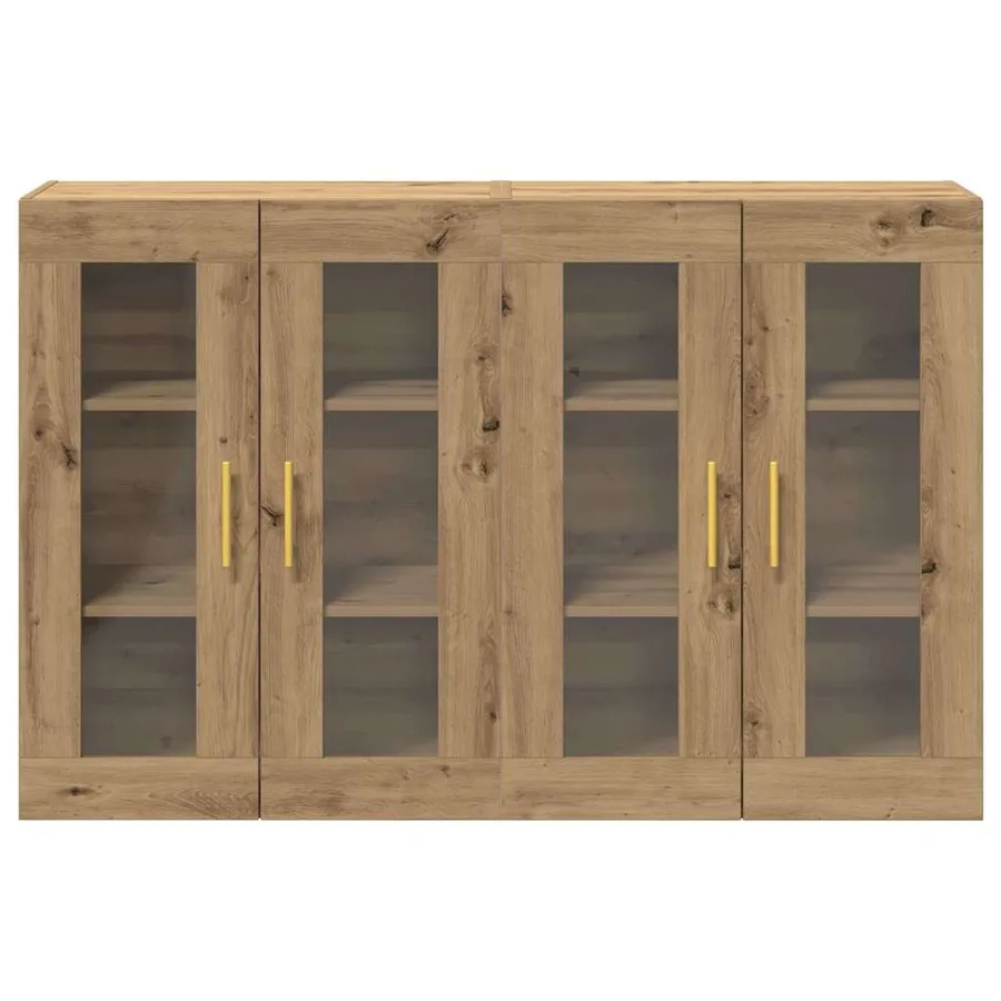 Cabinets muraux 2 pcs Chêne artisanal 69,5 x 34 x 90 cm - 6