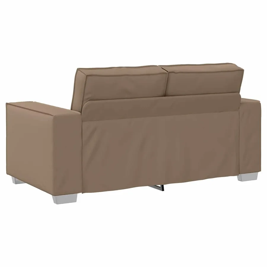 Canapé deux places Cappuccino 160 cm Simili cuir - 4