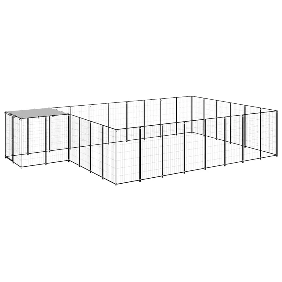 Chenil Noir 15,73 m² Acier - 2