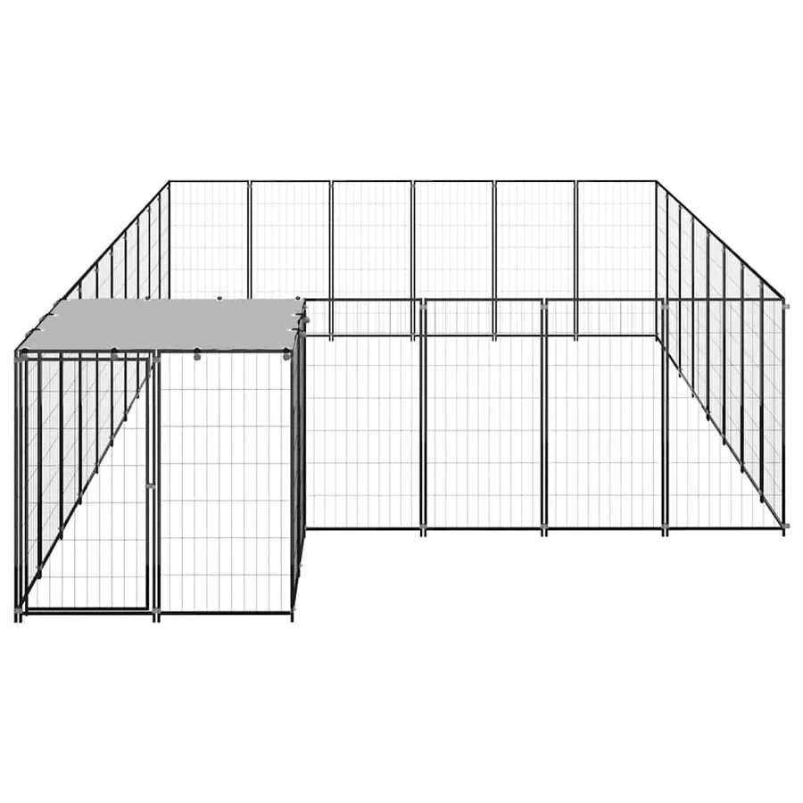 Chenil Noir 15,73 m² Acier - 3
