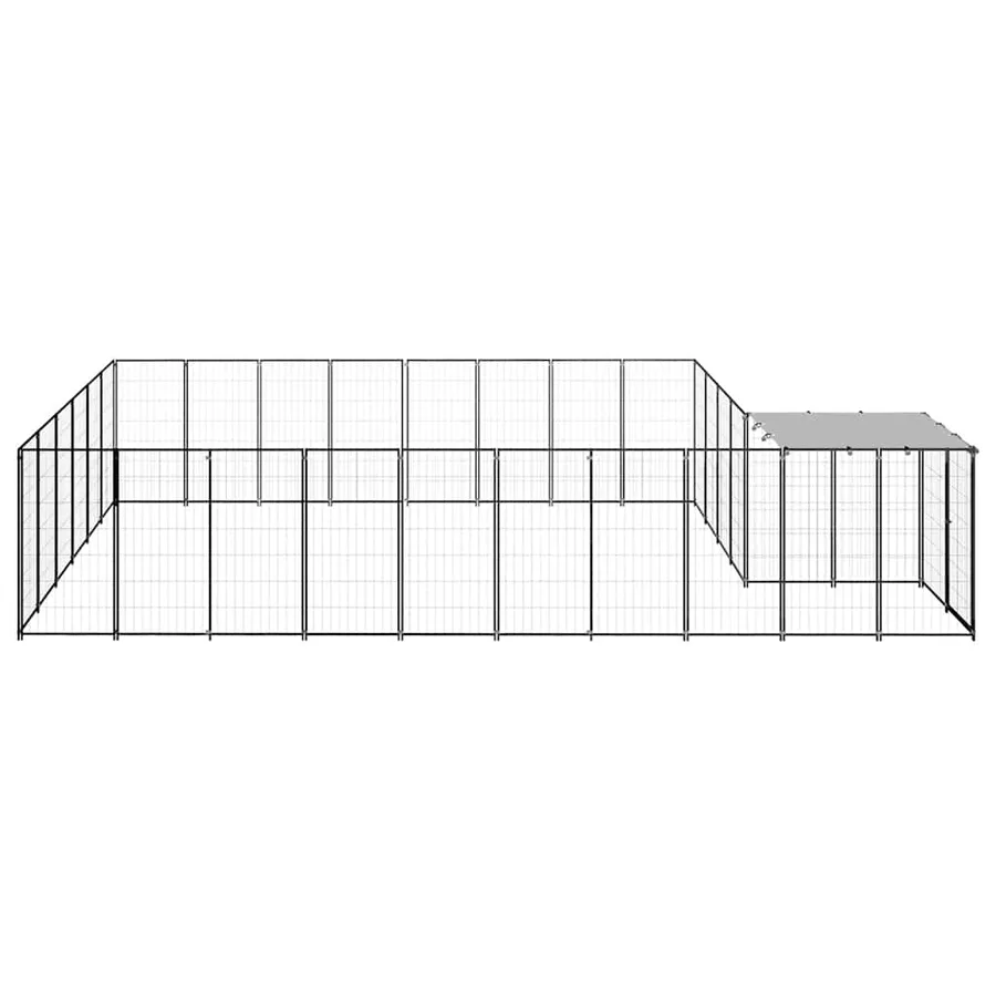 Chenil Noir 15,73 m² Acier - 4