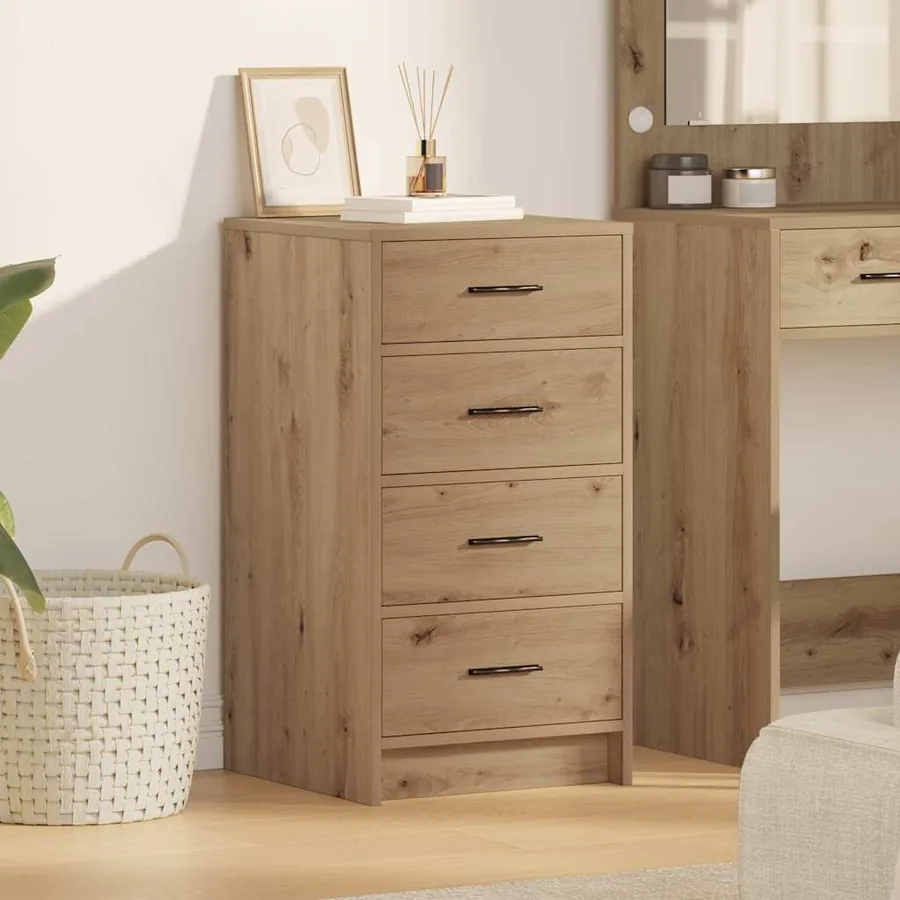 Buffet chêne artisanal 40 x 41 x 75 cm Bois d'ingénierie
