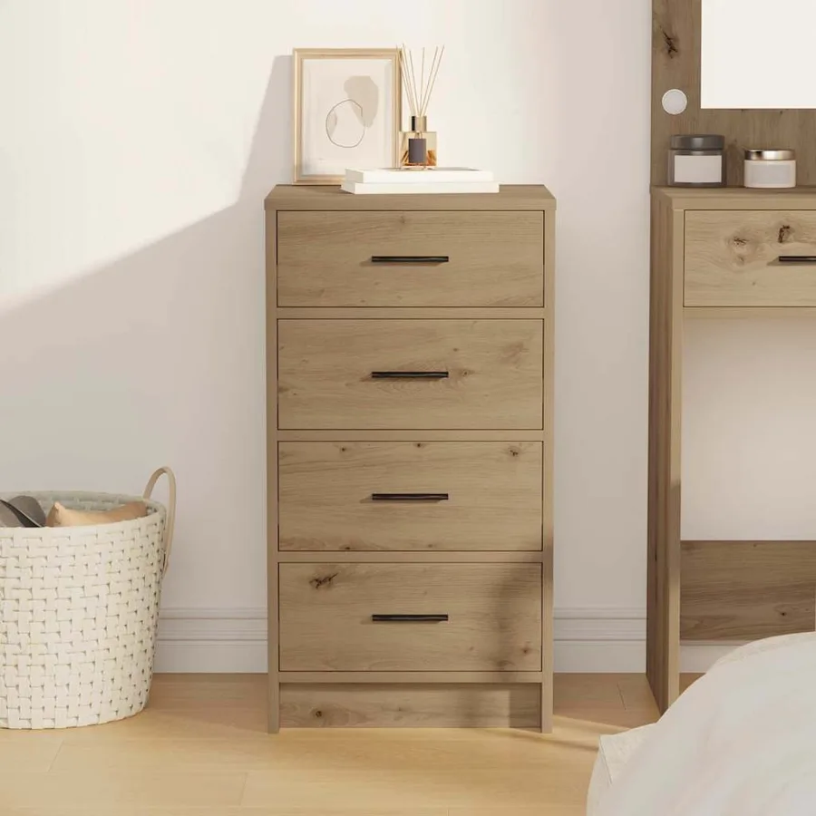 Buffet chêne artisanal 40 x 41 x 75 cm Bois d'ingénierie - 4