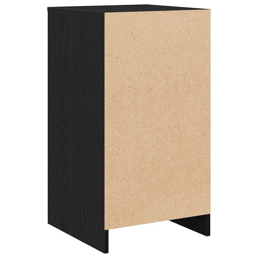 Buffet avec tiroir Chêne noir 40 x 41 x 75 cm Bois d'ingénierie - 6