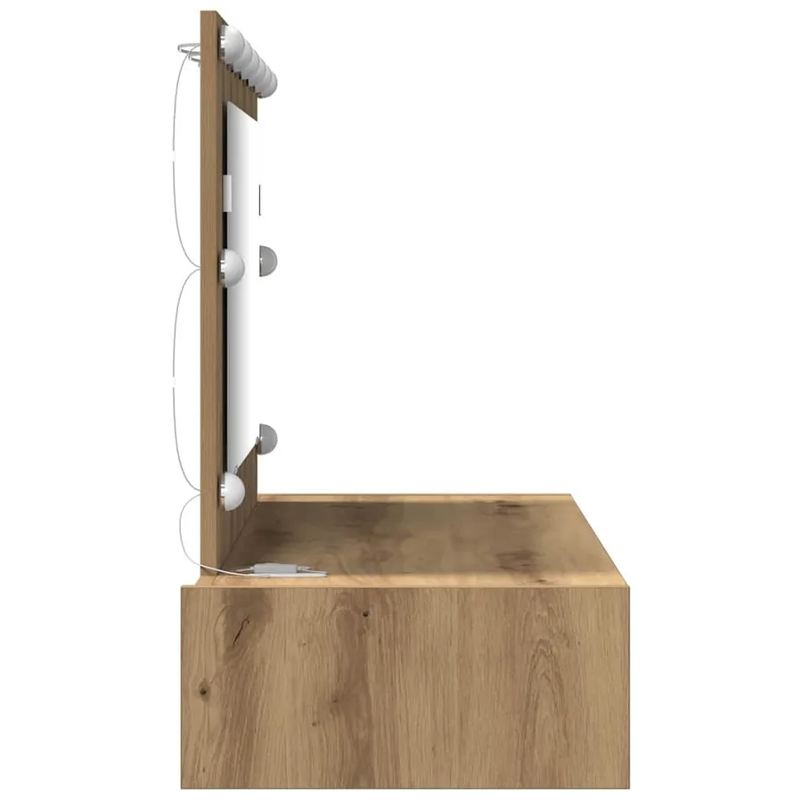 Table de Toilette Marron 100 x 40 x 70 cm Bois d'ingénierie - 6