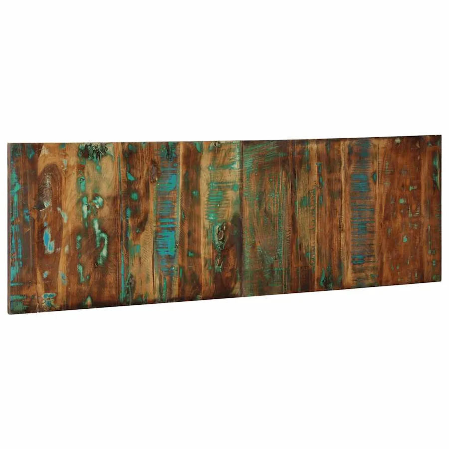 Tête de lit multicolore 160 cm bois massif récupération - 2