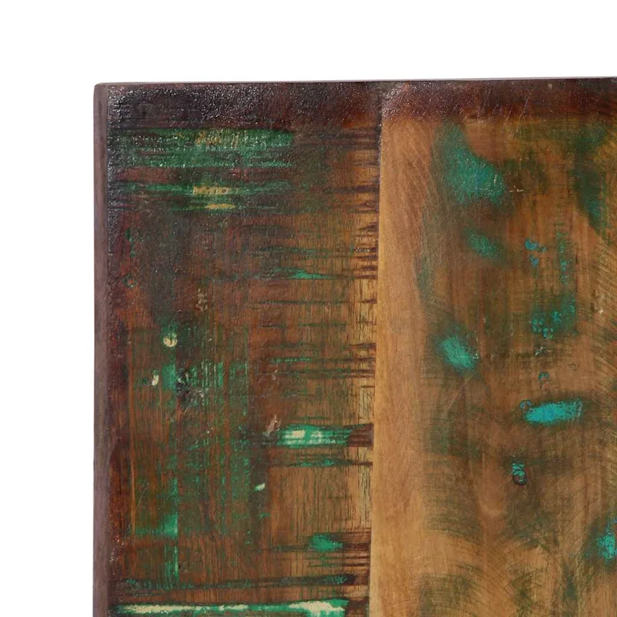 Tête de lit multicolore 160 cm bois massif récupération - 6