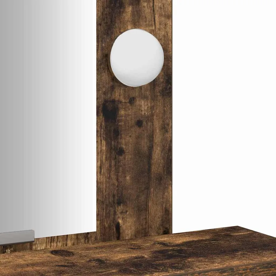 Table de Toilette Marron 50 x 41 x 140 cm Bois d'ingénierie - 9