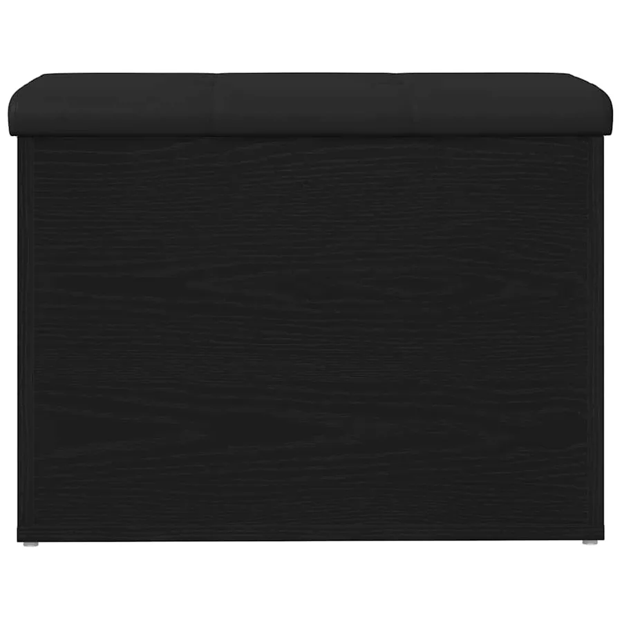 Banc de rangement Chêne noir 62 x 42 x 45 cm Bois d'ingénierie - 6