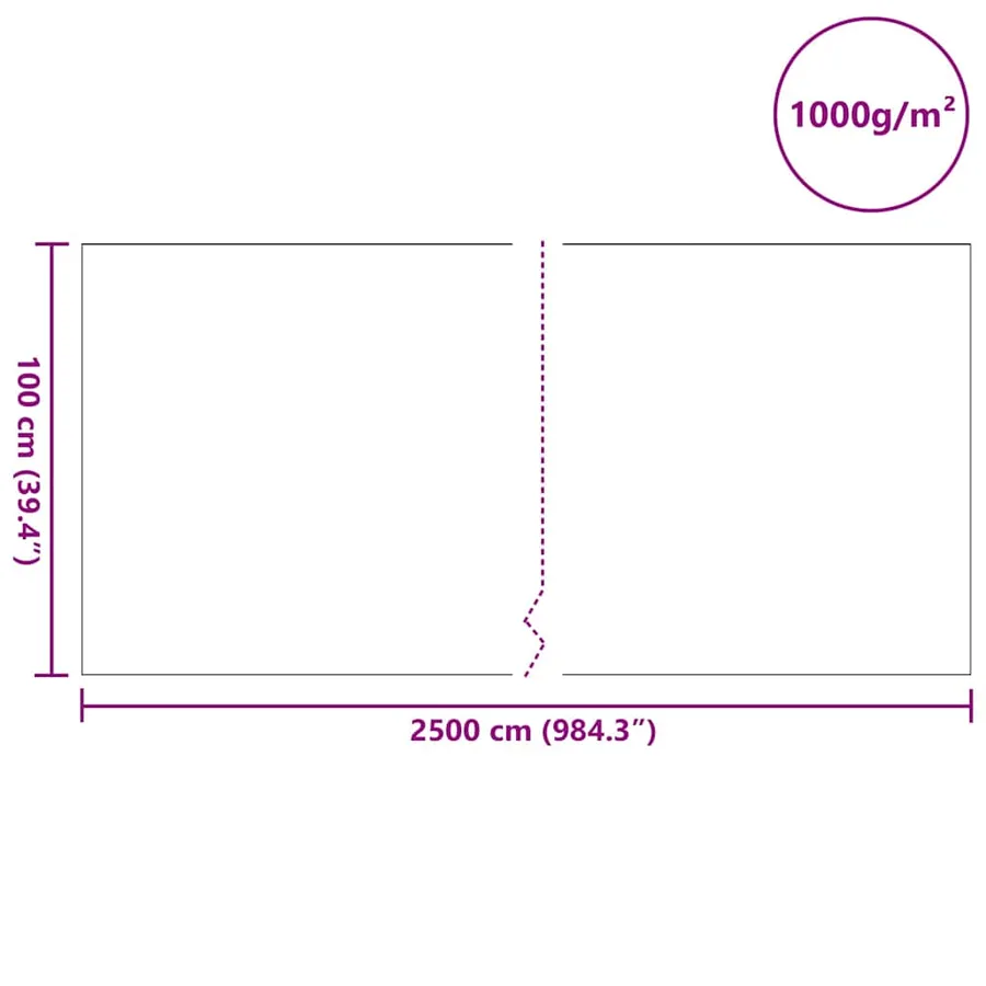 Feutre de bassin Gris 1 x 25 m Polyester et coton - 8