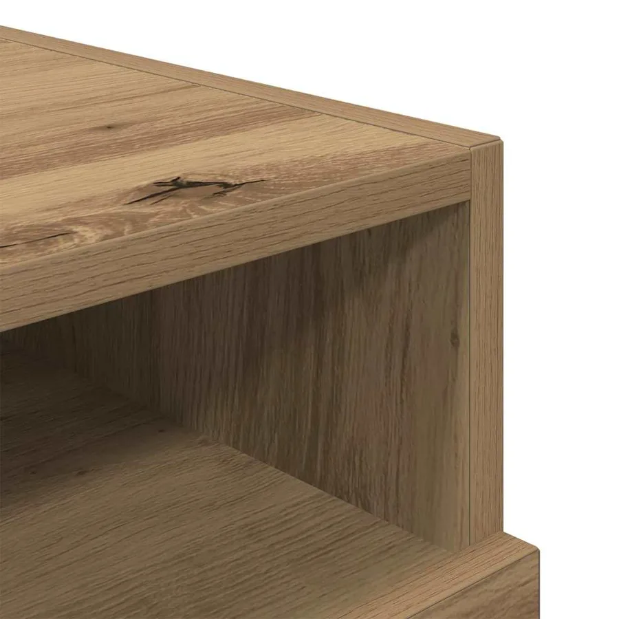 Cabinet de chevet Chêne artisanal 40 x 39 x 37 cm - 11