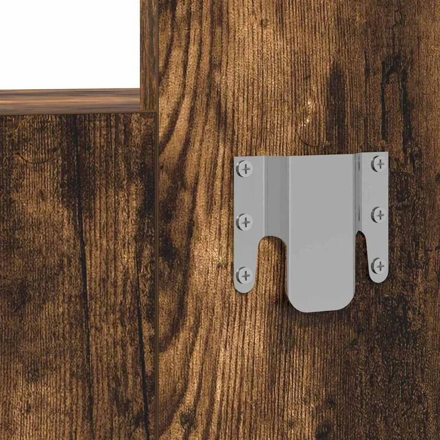 Table de Toilette Marron 83 x 40 x 70 cm Bois d'ingénierie - 8