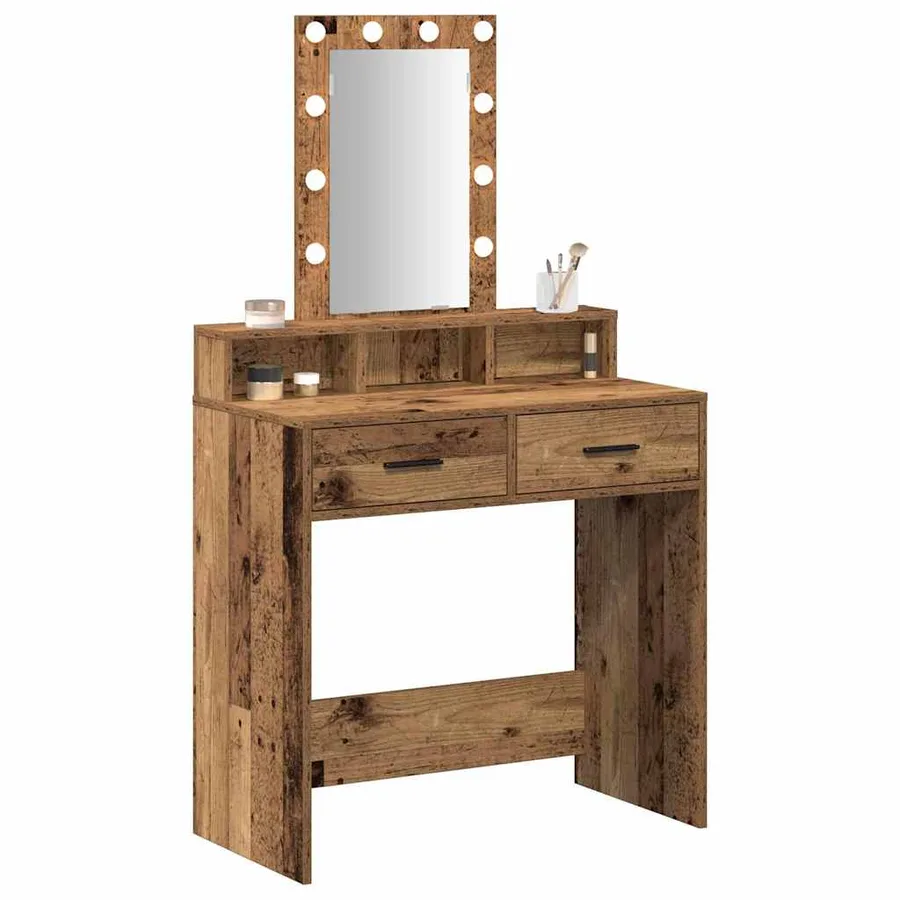 Table de Toilette Marron 79 x 41 x 140 cm Bois d'ingénierie - 3